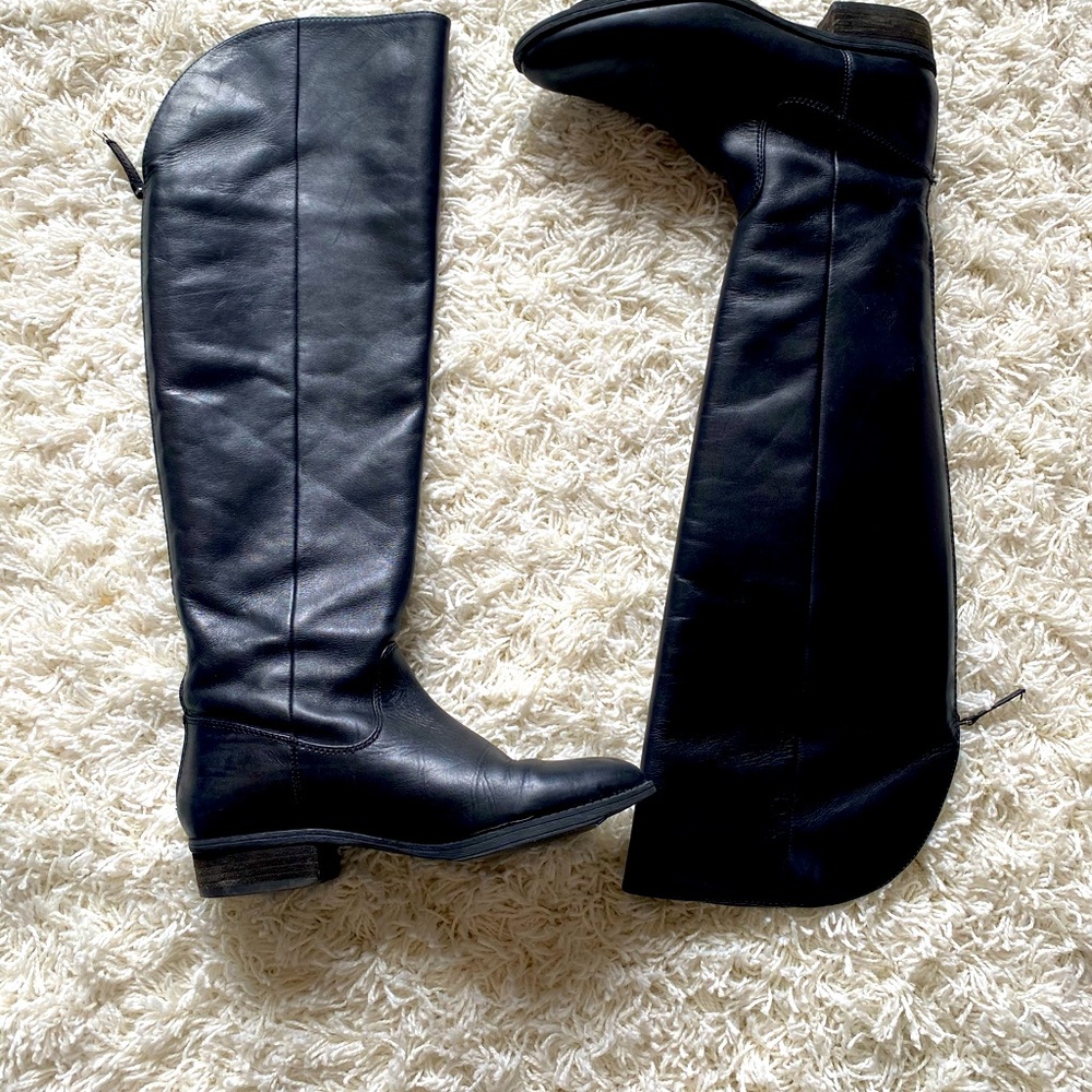 Arturo Chiang over the knee leather riding boots